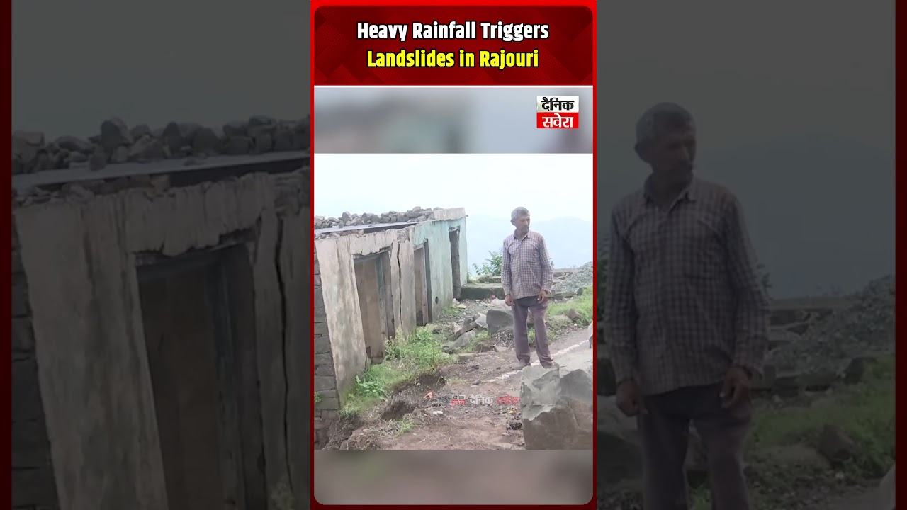 Heavy Rainfall Triggers Landslides in Rajouri, Kotranka-Khawas Road Damaged