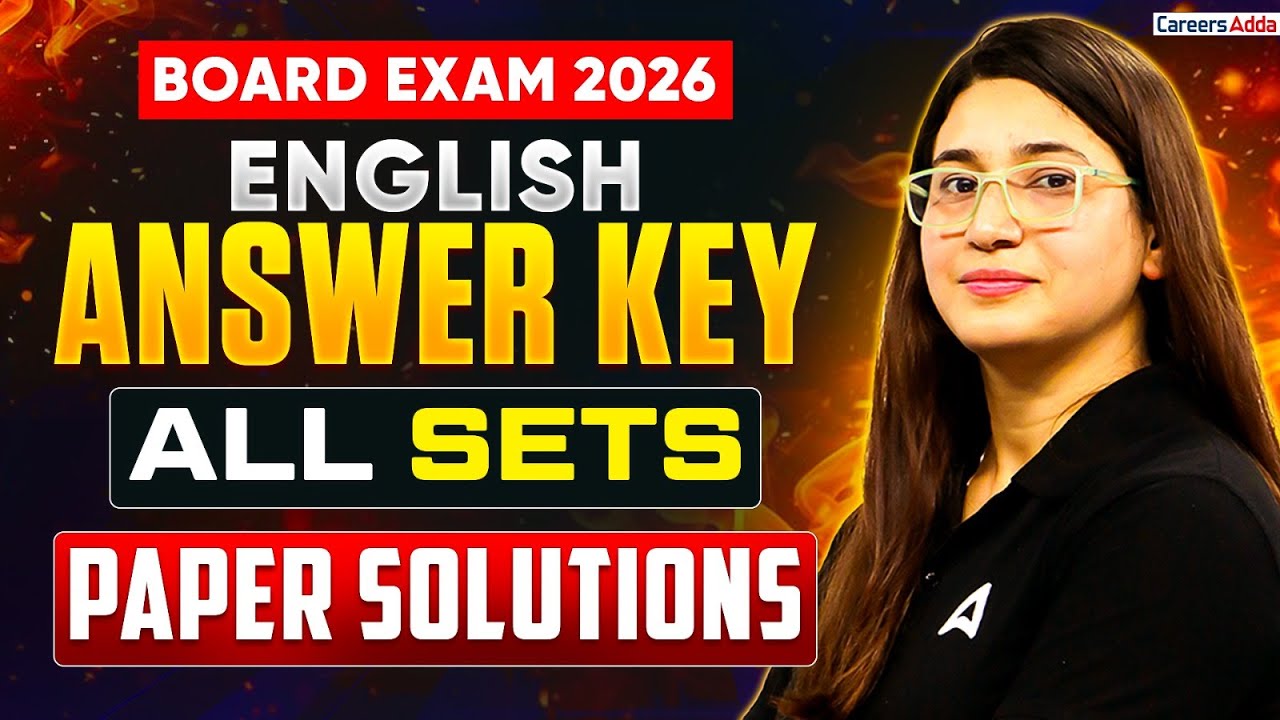 CBSE Class 12 English Answer key 2026 | English All Set Solution | English Paper Analysis