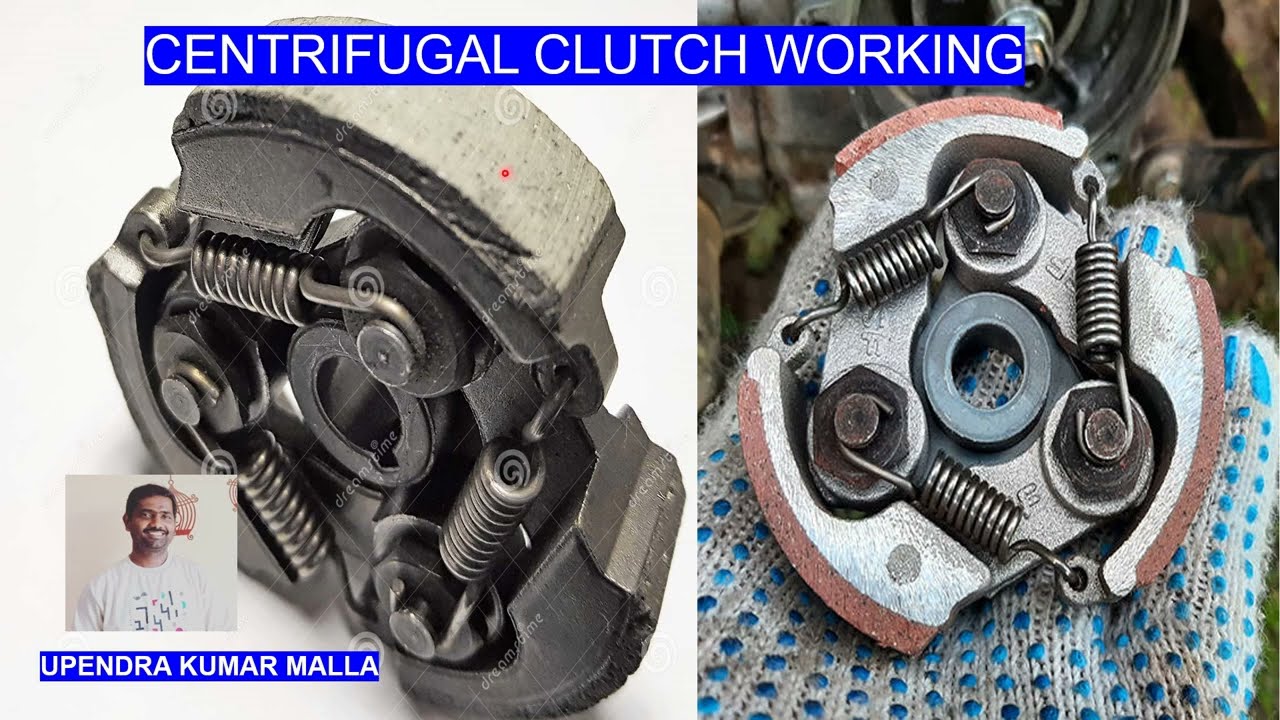 Centrifugal Clutch Working | Types of Clutches | Automobile  Basics | Automobile Engineering | Parts