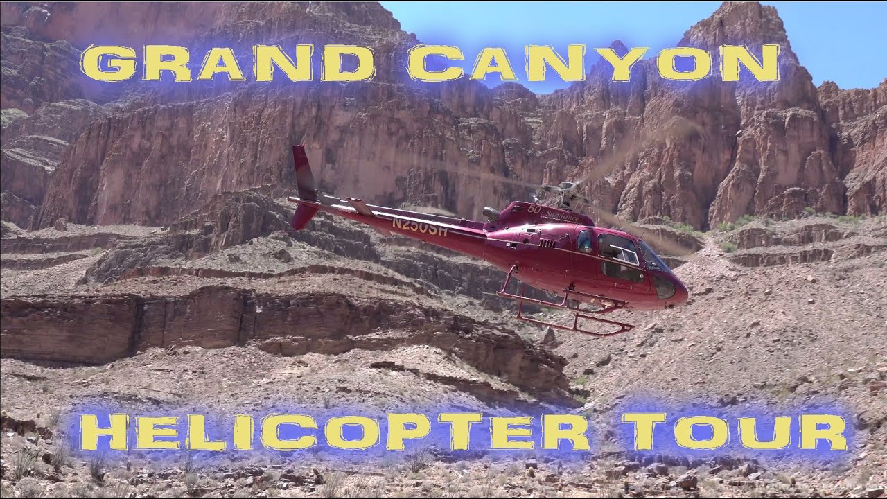 Grand Canyon Helicopter Flight - 4K