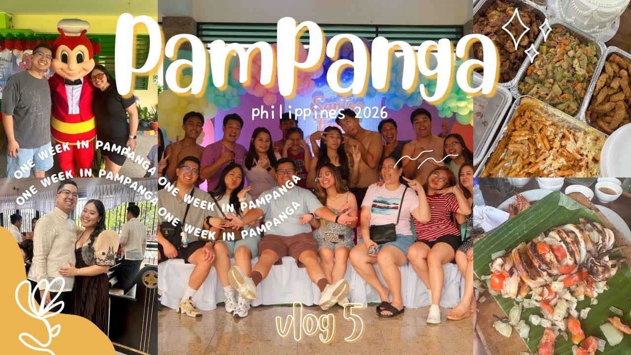 PHILIPPINES VLOG 5 - FINALLY IN PAMPANGA! 🤍☀️🦐🥥