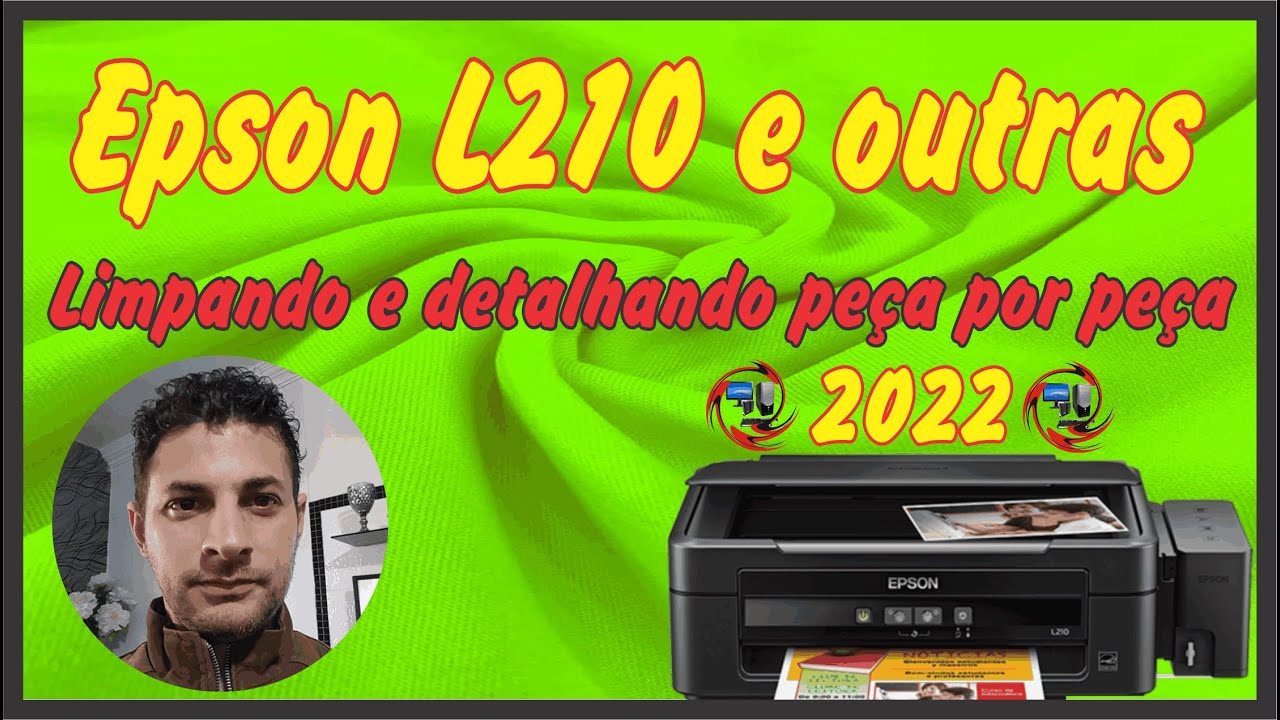Limpeza na impressora epson L210 e detalhando peça por peça.