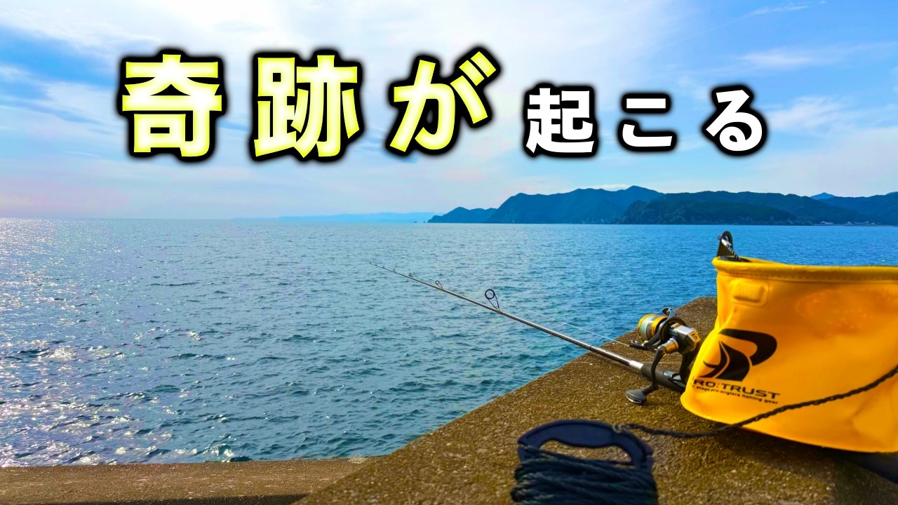 『ヤエン釣り　後編』夕マズ目に奇跡が！岩場に潜むアオリイカをついに釣り上げた！