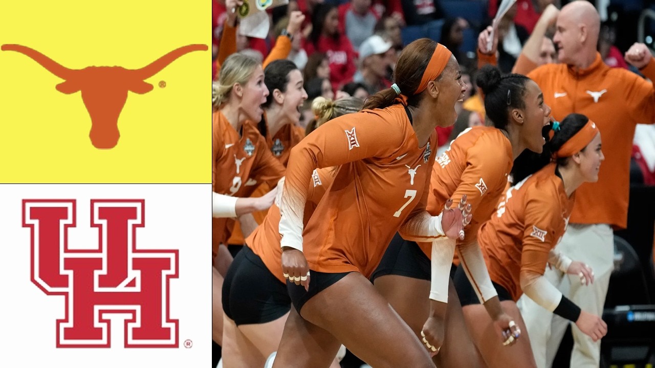 Матч женской студенческой волейбольной команды Техаса и Хьюстона. Полная запись матча | 4 апреля ...