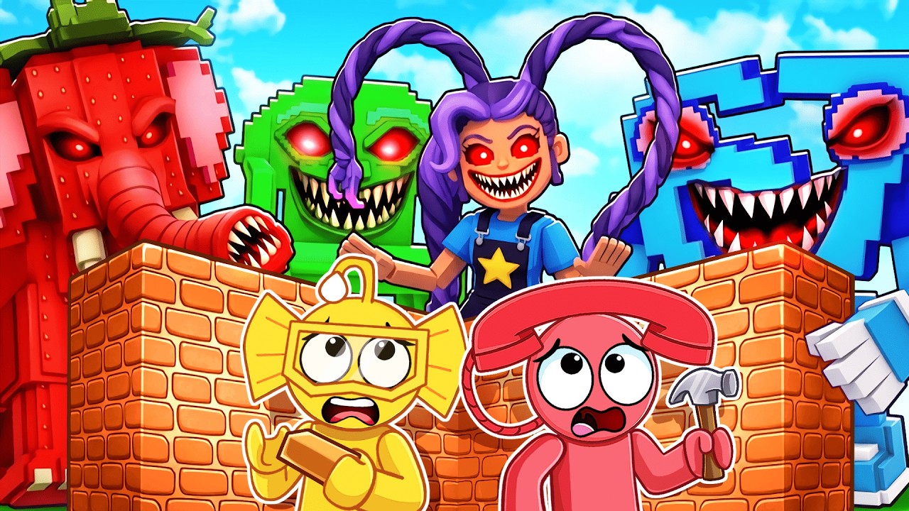 Building to Survive CRAZY BRAINROTS in Roblox!