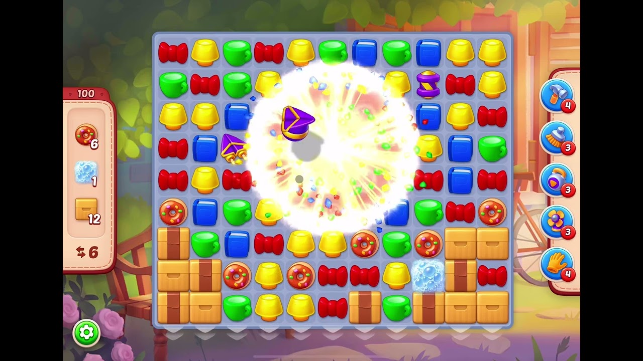 HomeScapes Level 100 no boosters (2025)