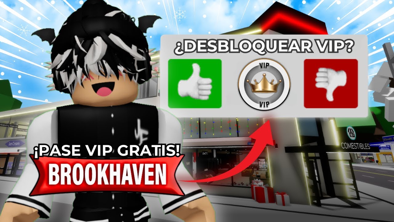 &iexcl;COMO CONSEGUIR EL PASE VIP EN BROOKHAVEN GRATIS! 😱 - ROBLOX