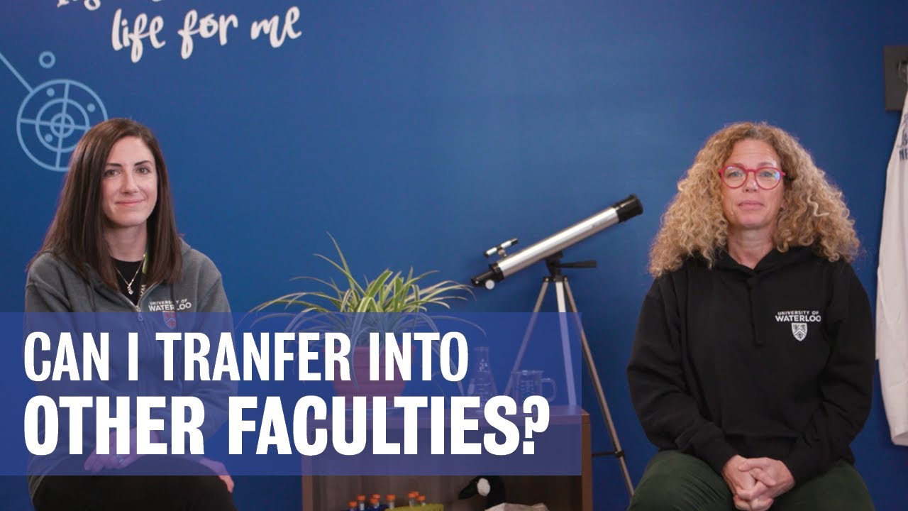 What is the process to transfer between faculties at Waterloo?