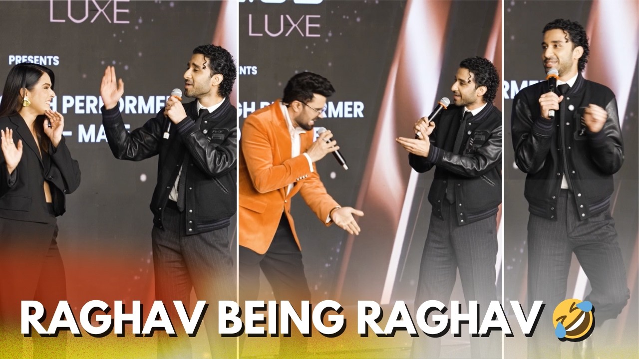 Raghav Juyal just being himself after winning an Award | #OTTIndiaFest2025 | AcrossMedia