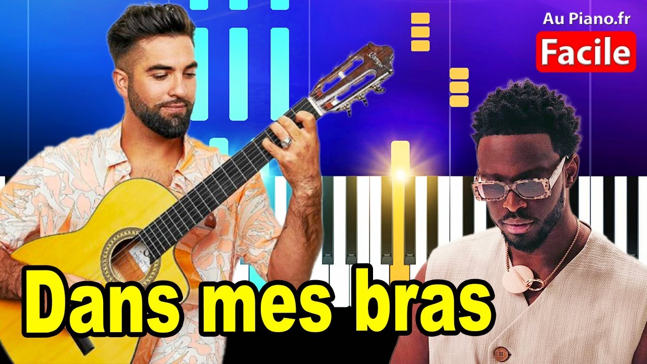 Dadju ft. Kendji Girac - Dans mes bras Piano Cover Tutorial Paroles
