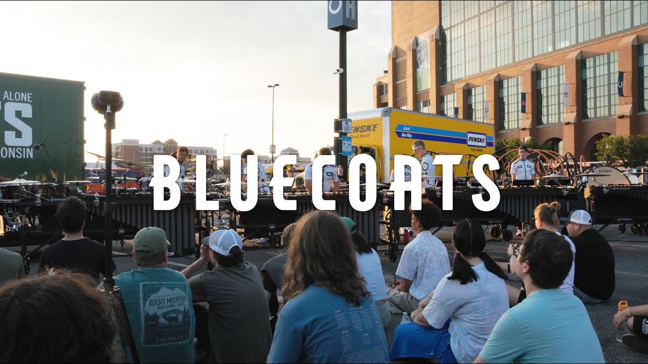 Bluecoats' Front Ensemble Lot Run @ DCI 2025