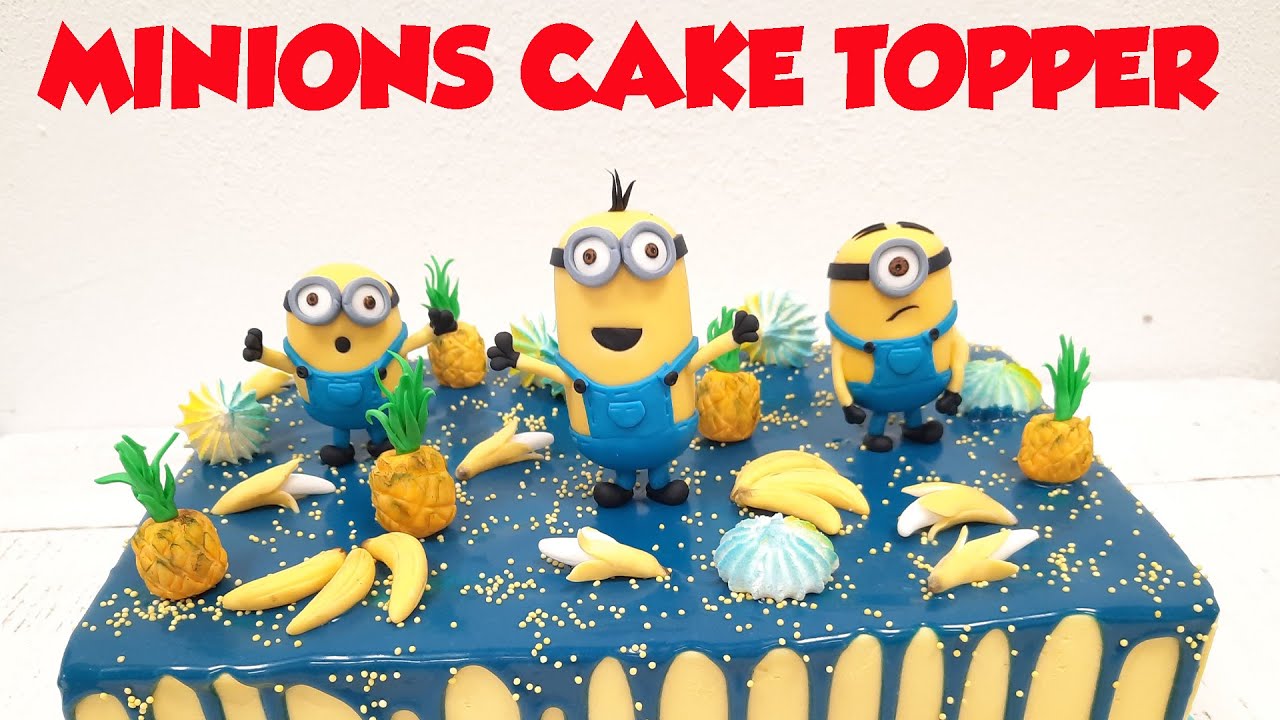 How to Make Fondant Minions (Kevin,Stuart and Bob)