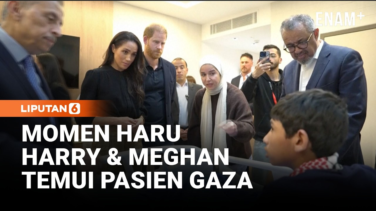 Harry dan Meghan Kunjungi Pasien Evakuasi Gaza di Yordania | Liputan6