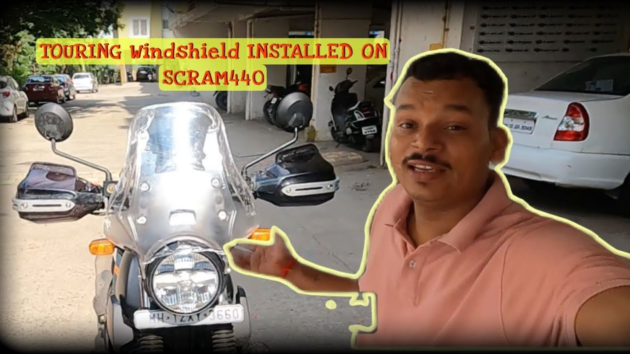 New Touring Visor/Windshield Installation on  Scram440|GPS Mount fitting on #scram440