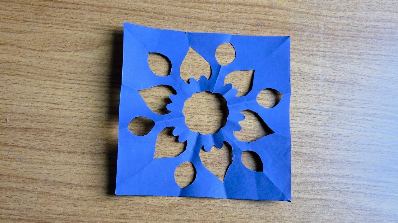 How to Fold and Cut this Stencil Design with Paper