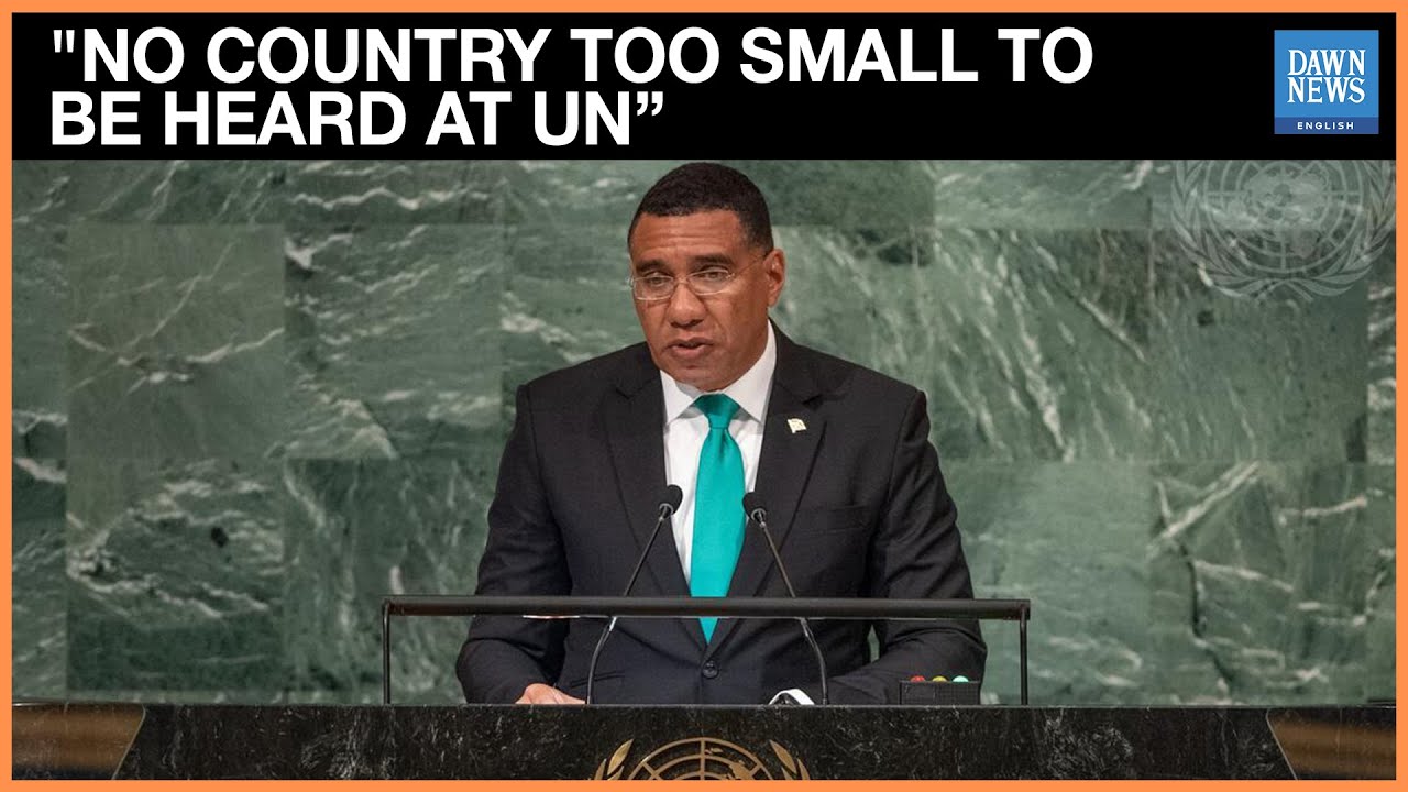 Full Speech: Jamaica PM Holness at UNGA 2025 | Haiti, Climate Finance, Gaza Ceasefire & Global Gangs