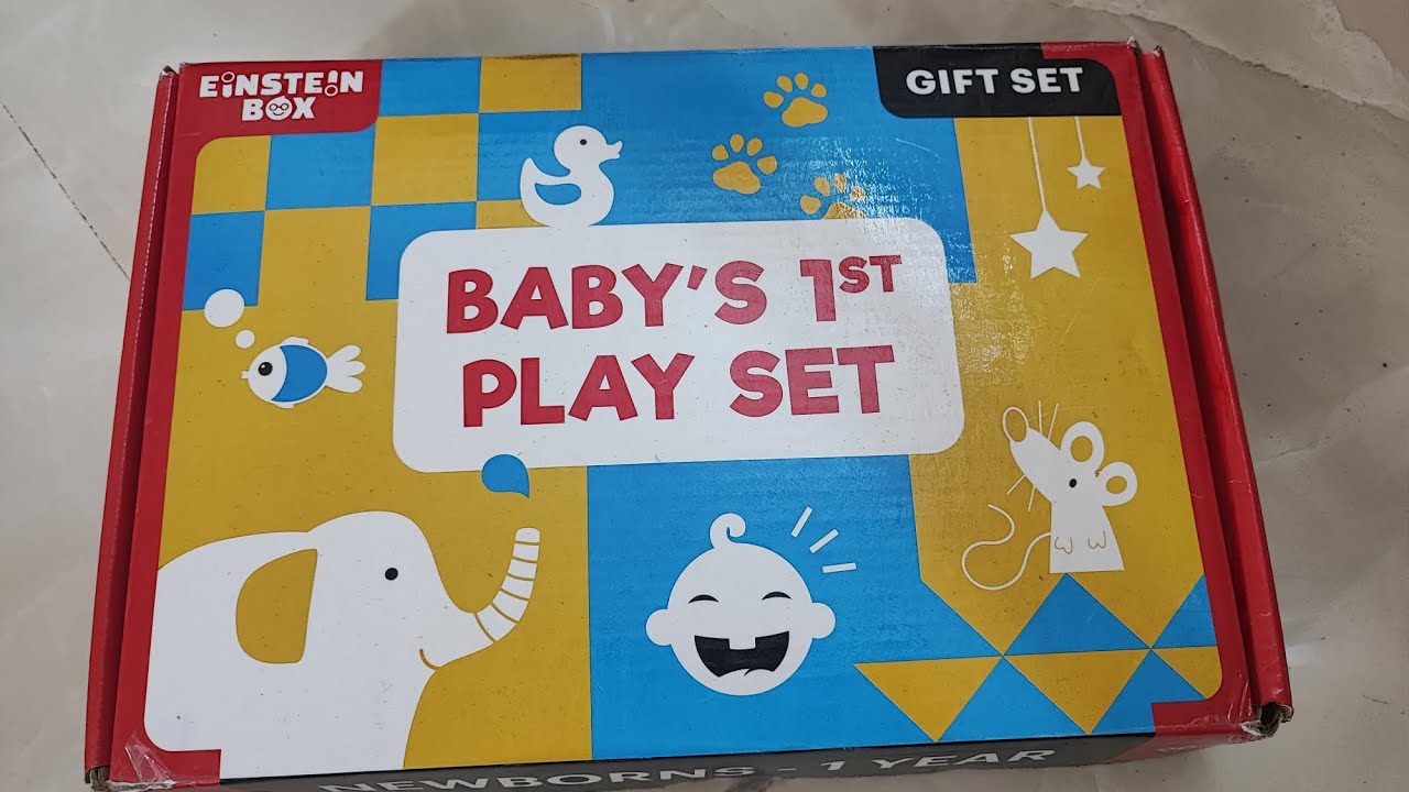Unboxing Einstein box for Newborn to 1 year old