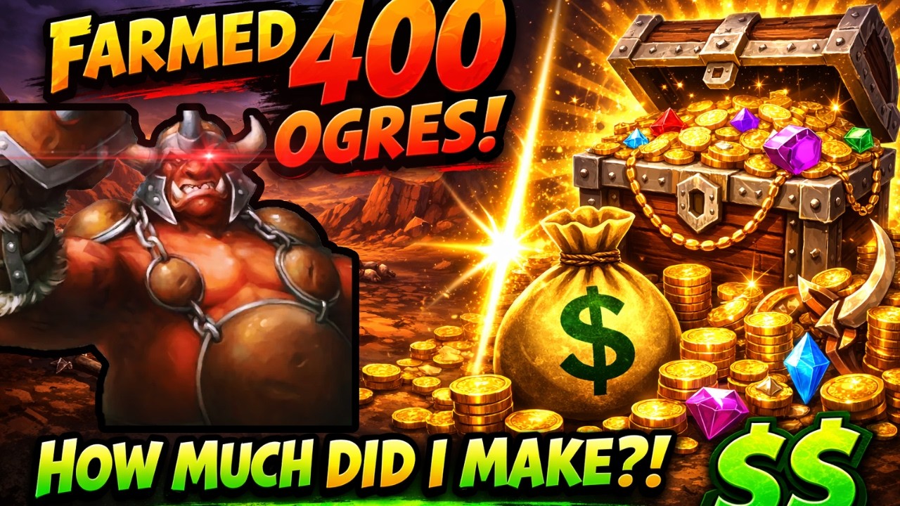 Я нафармил 400 огров | Вот сколько я заработал | TBC Classic
