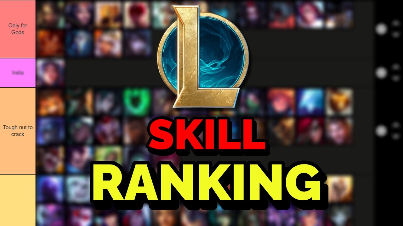 League&rsquo;s HARDEST Champions &ndash; Full 170 Champion Difficulty Tier List!