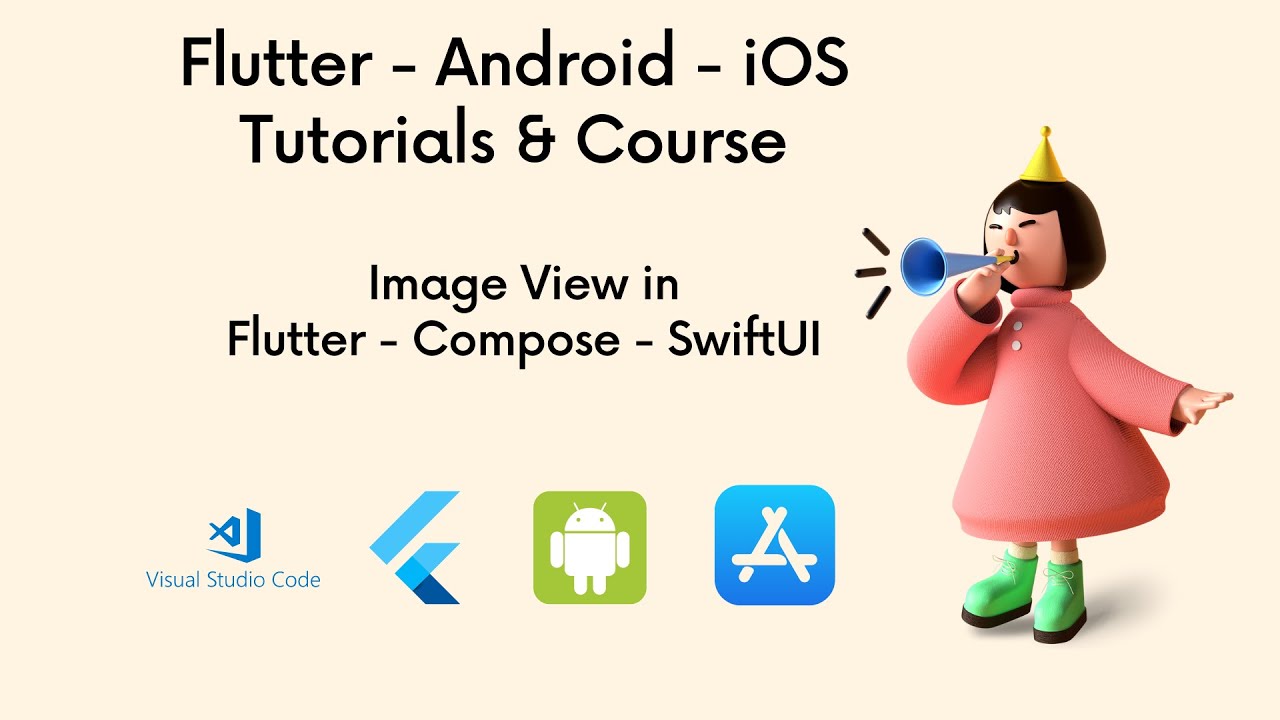 Image View in Flutter - SwiftUI - Jetpack Compose
