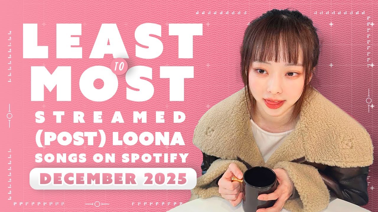 Least to Most Streamed (Post)LOONA Songs on Spotify |  December 2025