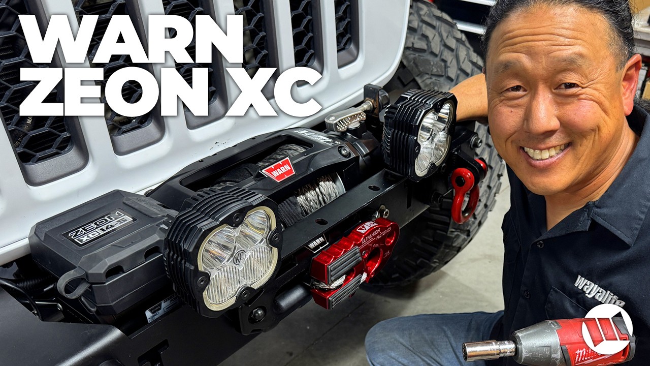 WARN ZEON XC Winch Installation on Jeep Wrangler JL or Gladiator with EVO Quarter Pounder Bumper