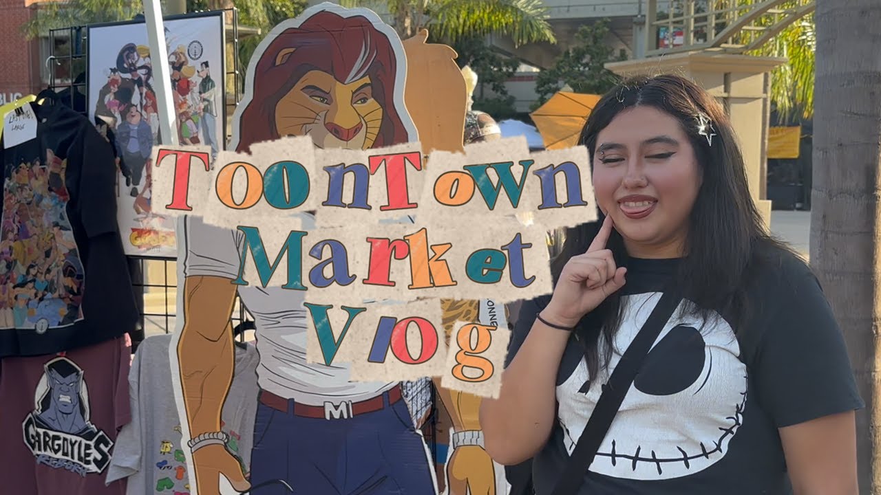 ToonTown Market Vlog (Disney themed flea market)