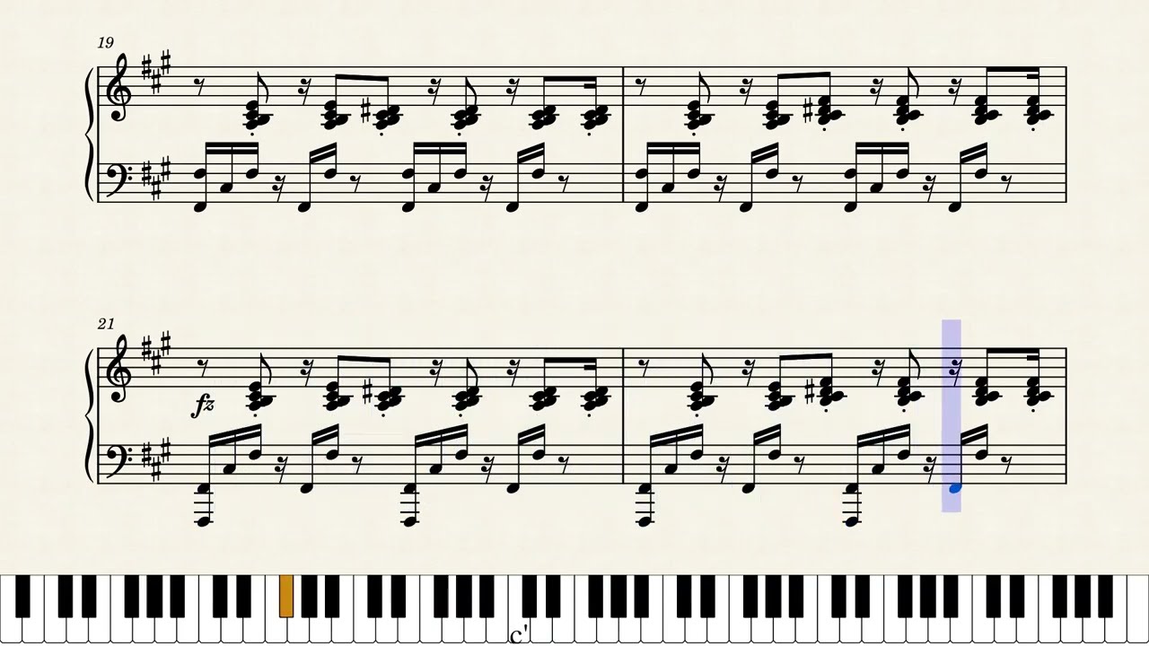 DiverseSystem (Powerless) - Aether  풀버전 악보 full ver Piano sheet