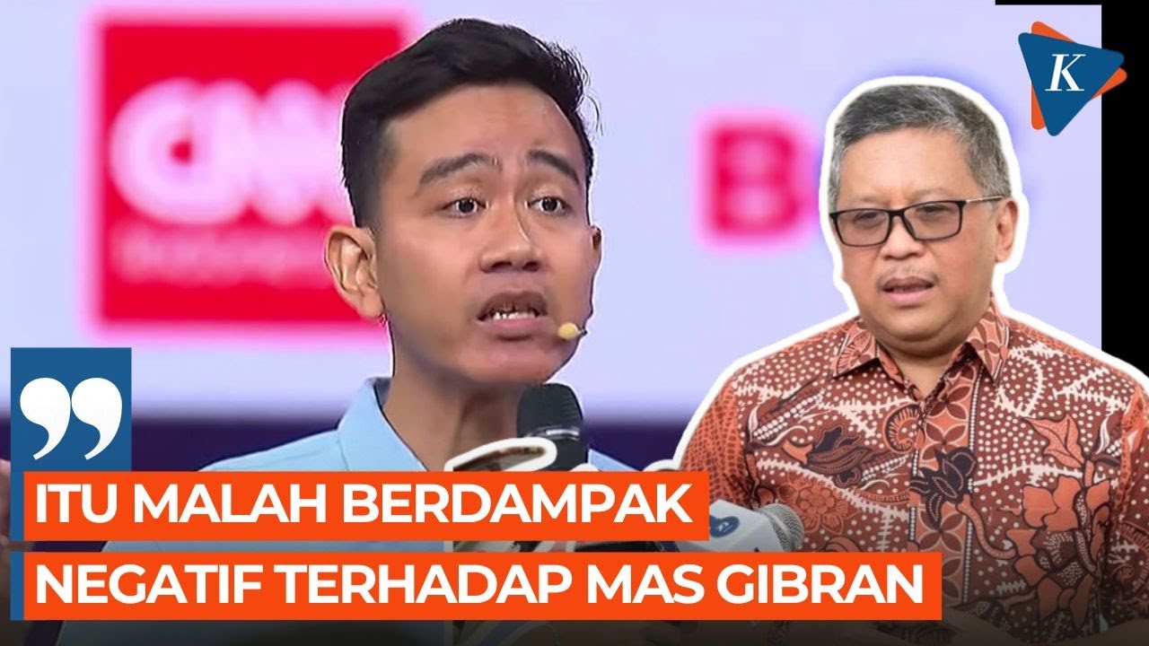 Hasto Sebut Jebakan Pertanyaan Gibran Saat Debat Tak Meraih Simpati Rakyat