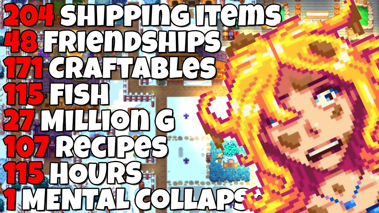 100%ing Stardew Valley Expanded is GRUELING
