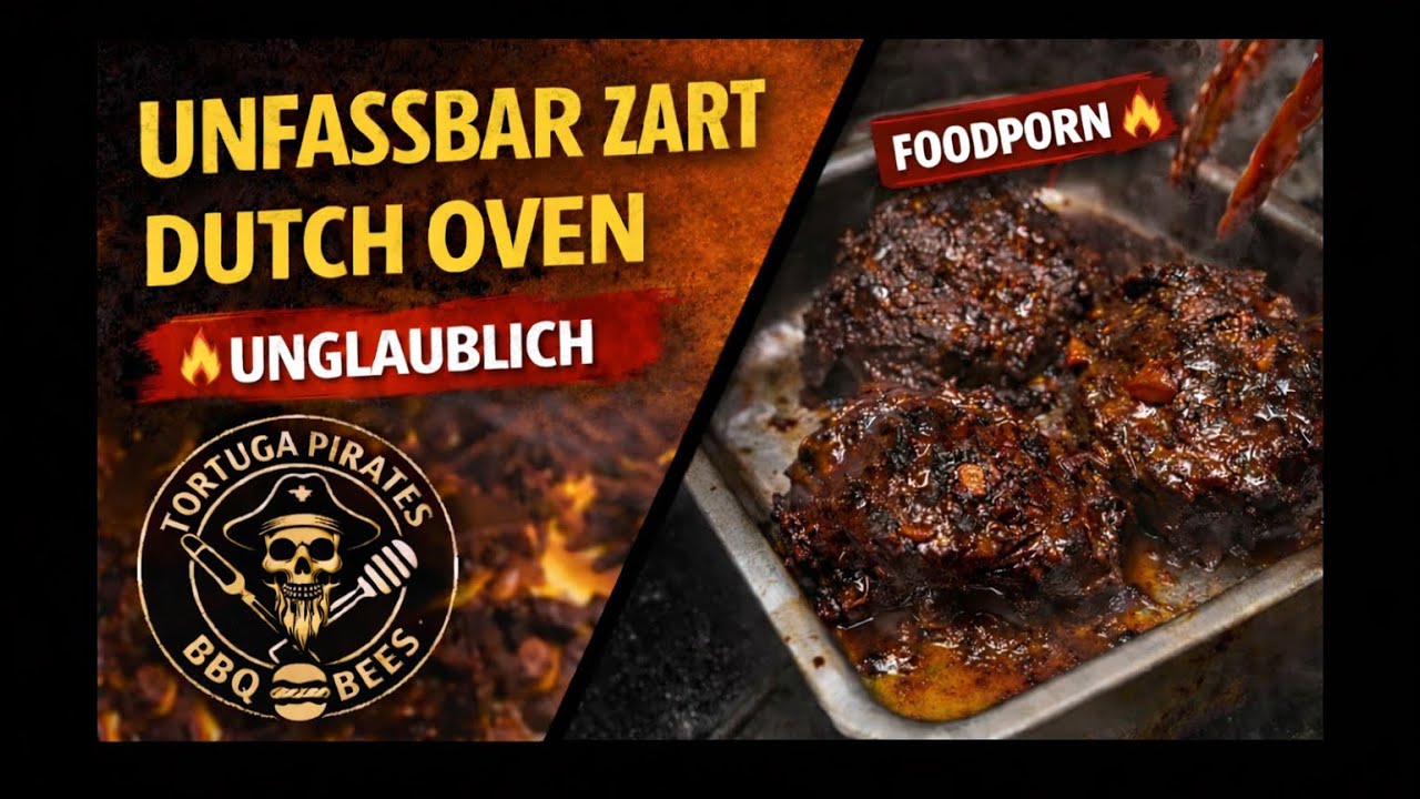 Ochsenbäckchen aus dem Dutch Oven – UNFASSBAR zart 🔥