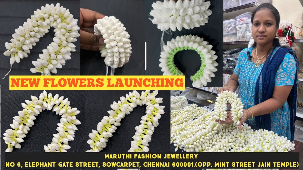 New MALLIGA POO ( JASMINE ) Flowers Collection wholesale prices 🔥🔥 