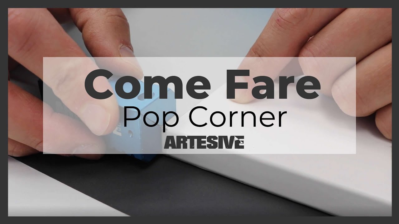 Pop Corner Artesive - Come si usa e come è fatto il nostro taglierino angolare