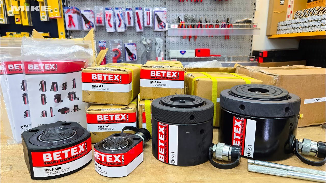 Lô hàng BETEX về tuần W2526, kích thủy lực từ 20 đến 100 tấn - Netherland