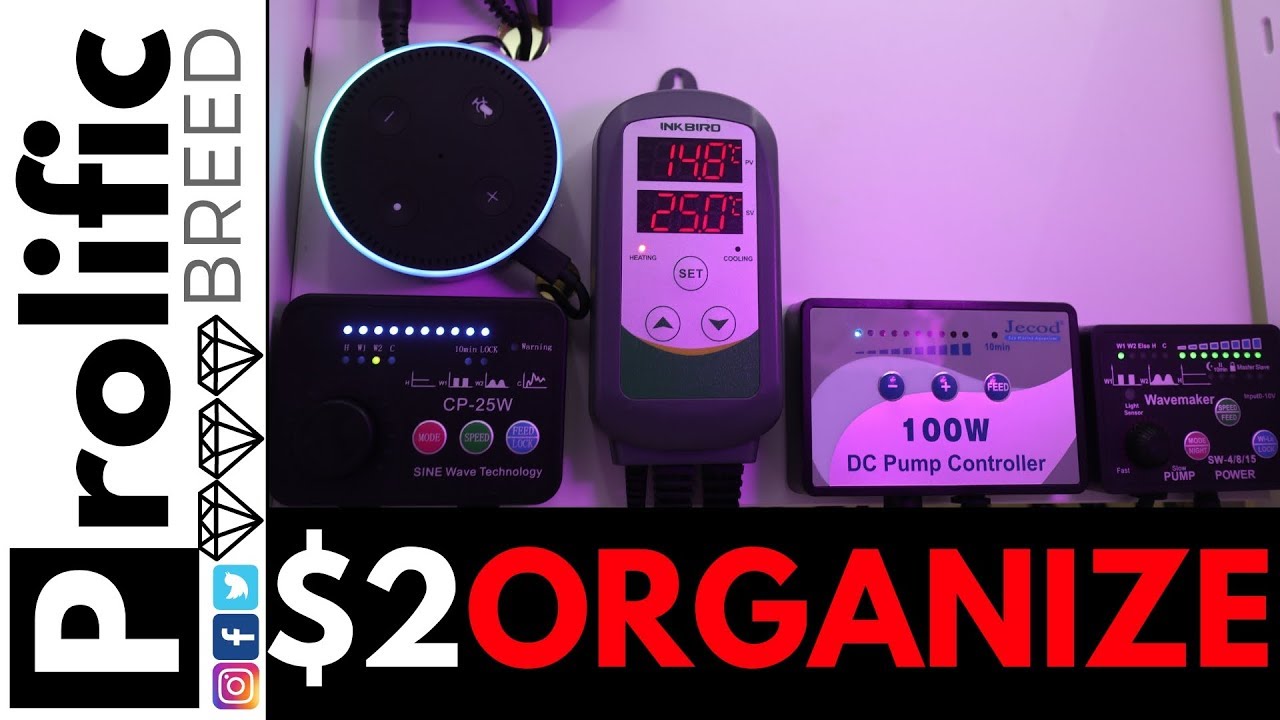RED SEA REEFER 350 $2 DIY CONTROL BOARD WIRE MANAGEMENT