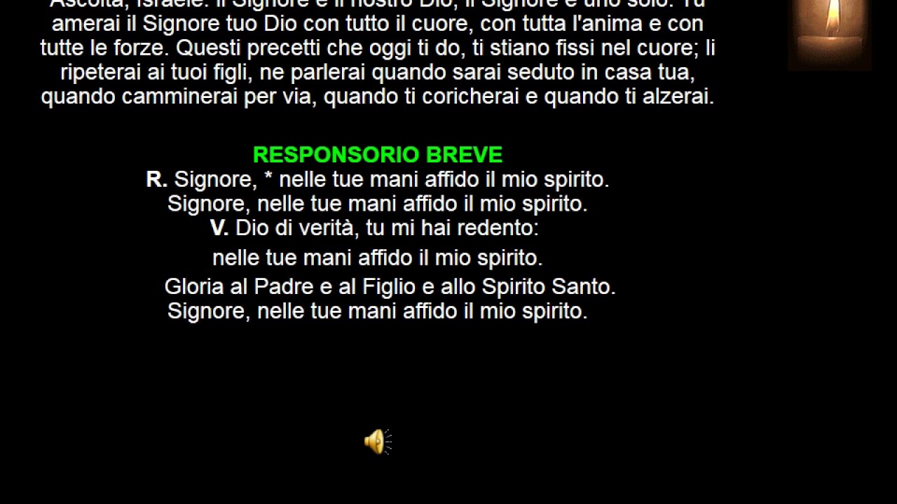 compieta sabato