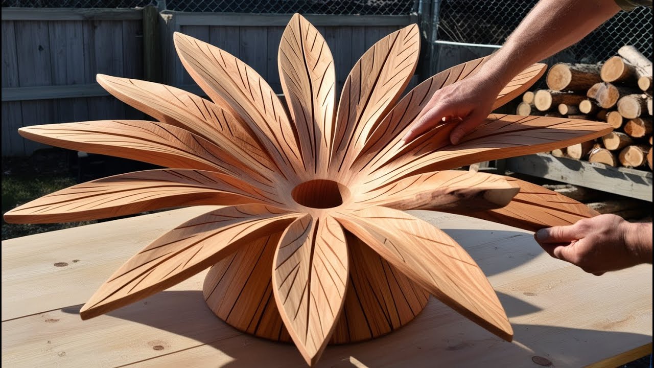First Time Unique Coffee Table Design Inspired by Coconut Tree