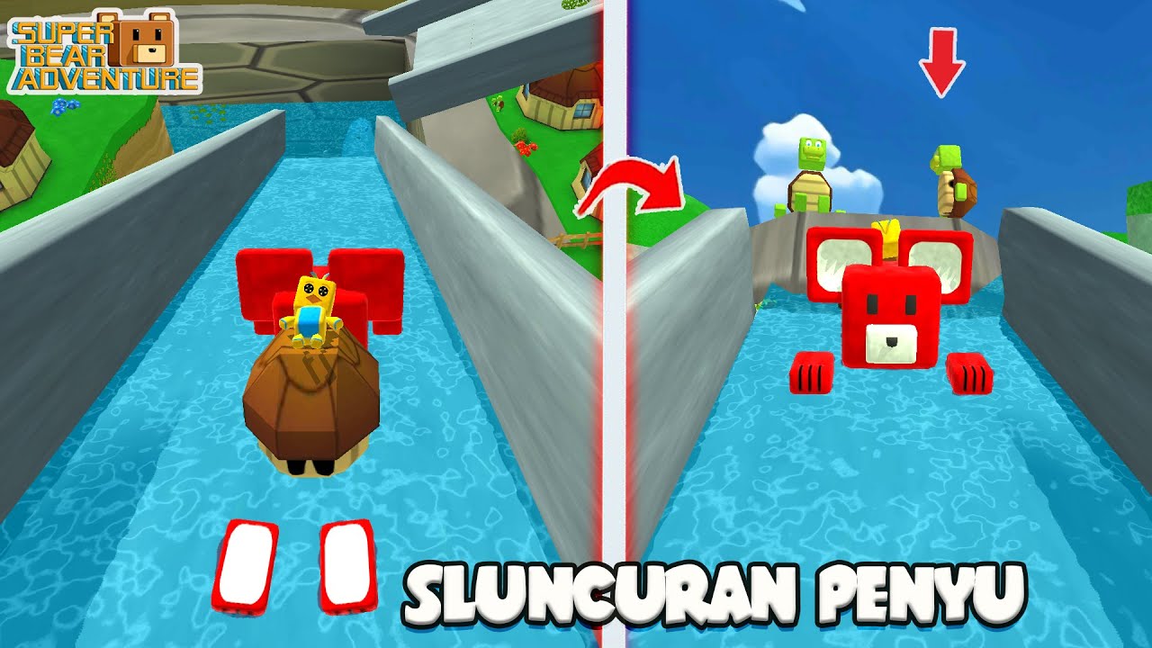 Experiment Seluncuran Di Super Bear Adventure ~ Zia Dereza Rizky