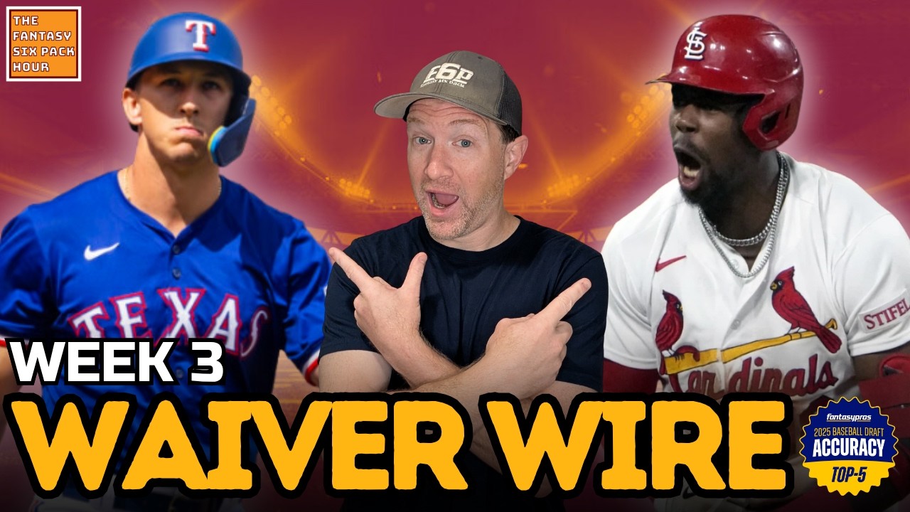 Fantasy Baseball Waiver Wire & Trade Targets Week 3: Rankings, Buy Low Sell High 2026