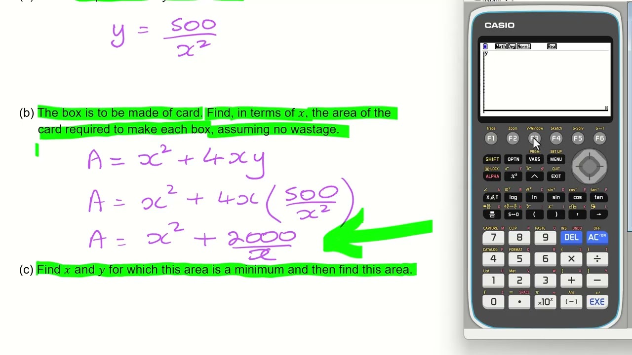 IB Core Quadratic Functions Example 19