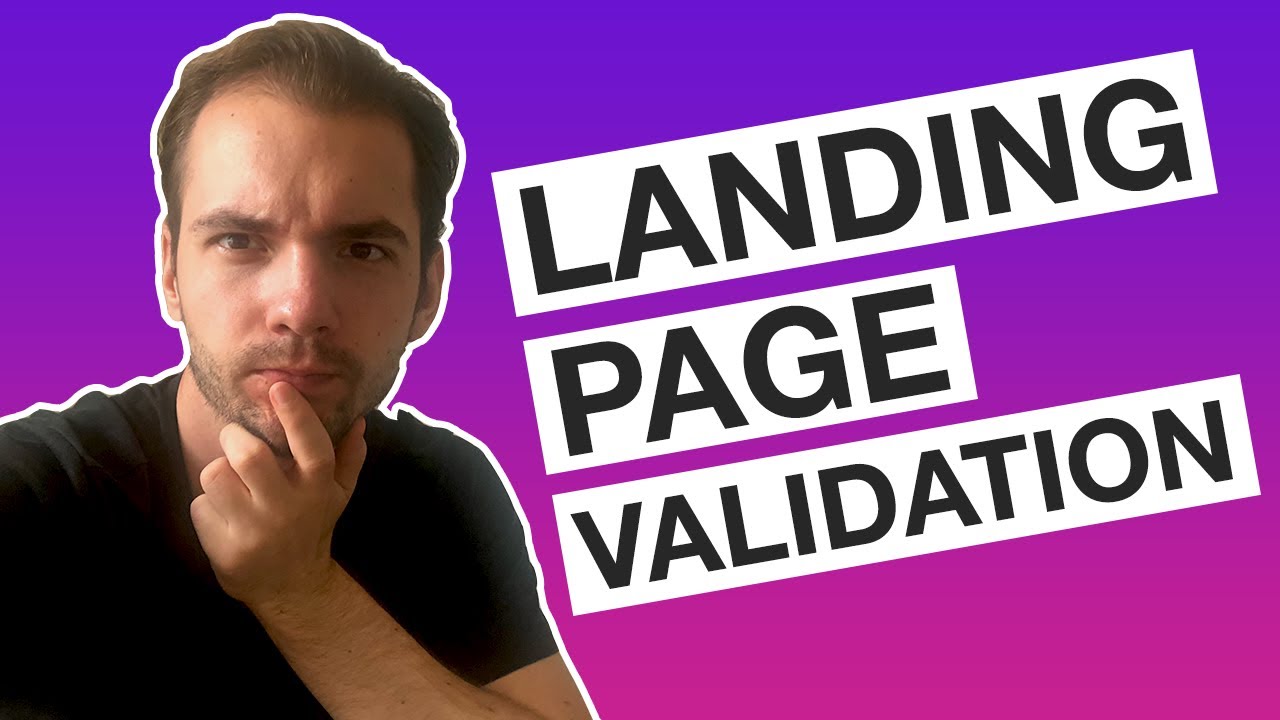 Validating startup ideas with a landing page