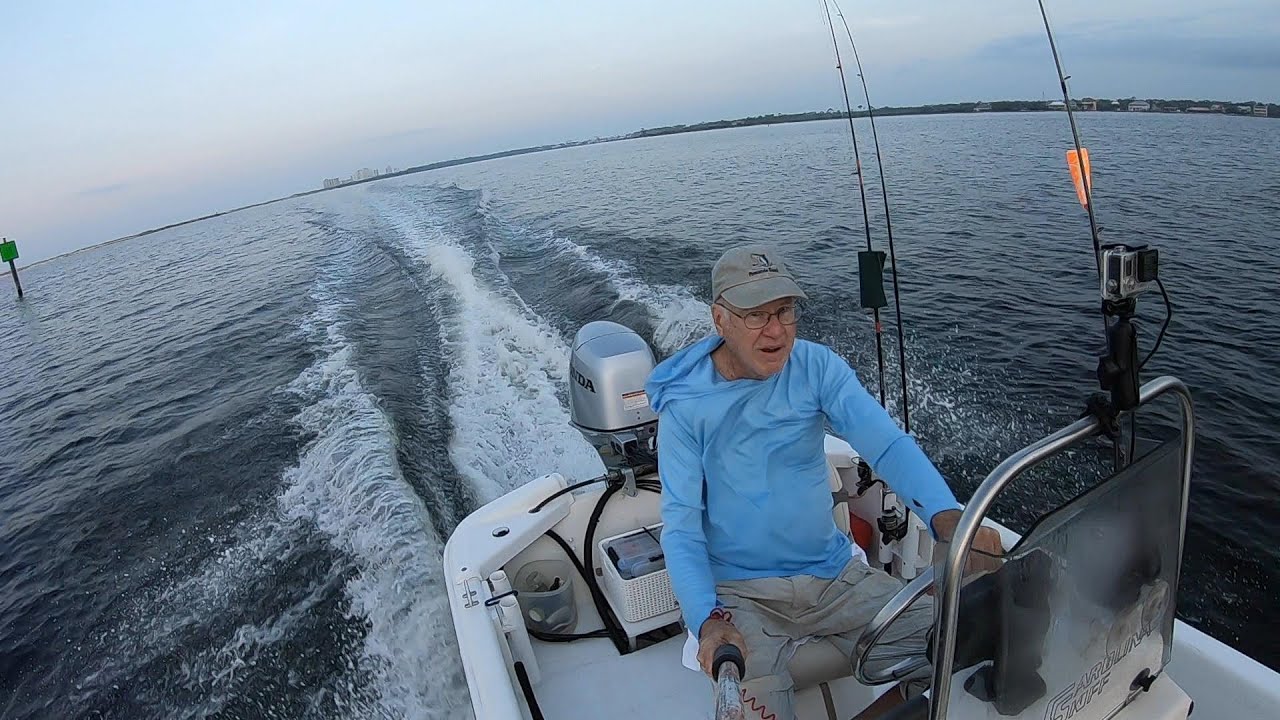 Fishing Big Lagoon in my Carolina Skiff