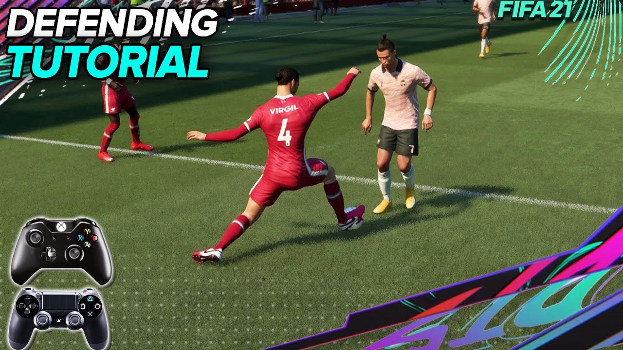 FIFA 21 DEFENDING TUTORIAL / How to defend effectively - BEST Way To TACKLE, JOCKEY & CONTAIN