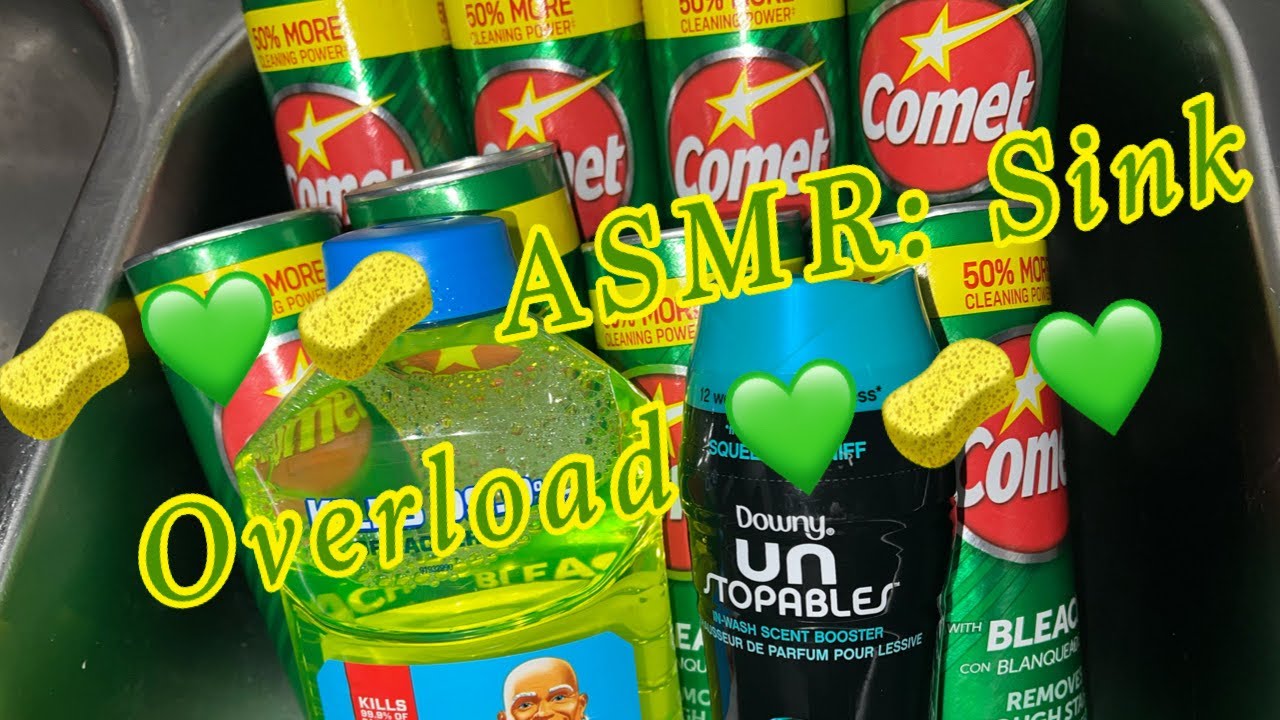 💚🧽💚 ASMR: SINK OVERLOAD 💚🧽💚