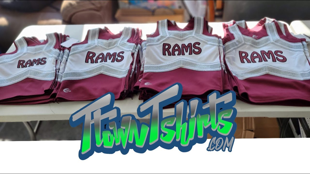 Best way I’ve found to Embroider on a Cheer Uniform.
