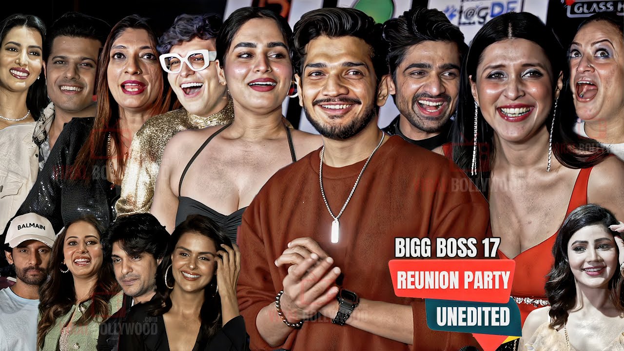 UNCUT - Bigg Boss 17 FIRST Reunion Party | FULL HD VIDEO | Munawar Faruqui, Mannara, Abhishek