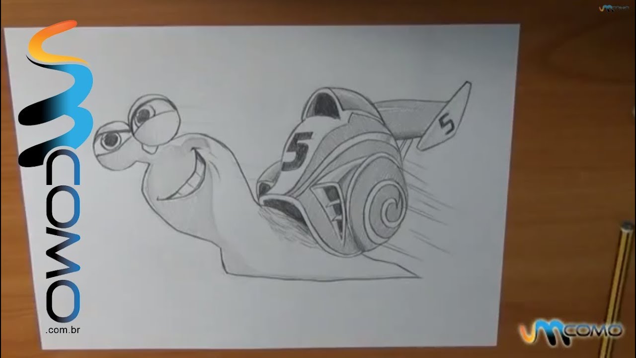 Como desenhar o Caracol Turbo