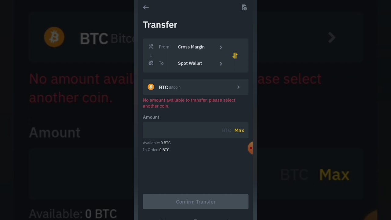 HOW TO RECOVER YOUR MONEY FROM MARGIN WALLET BINANCE ( transfer to spot again )
