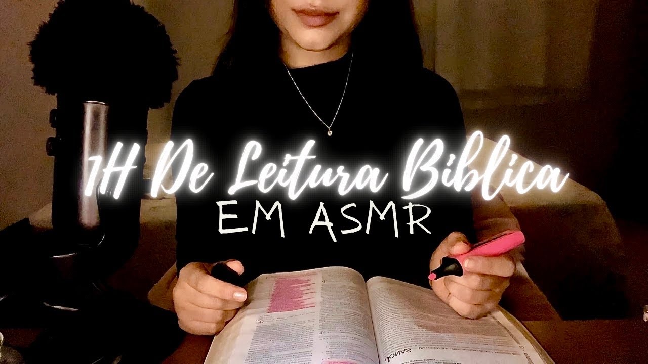 🌙💤 1H de Leitura Bíblica Sussurrada | Livro de Mateus + Chuva, Tapping & Folhas | Durma Rápido