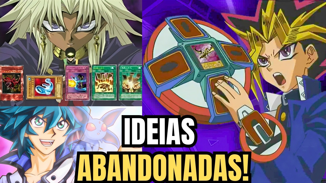 07 Ideias de Yu-Gi-Oh! QUE FORAM ABANDONADAS